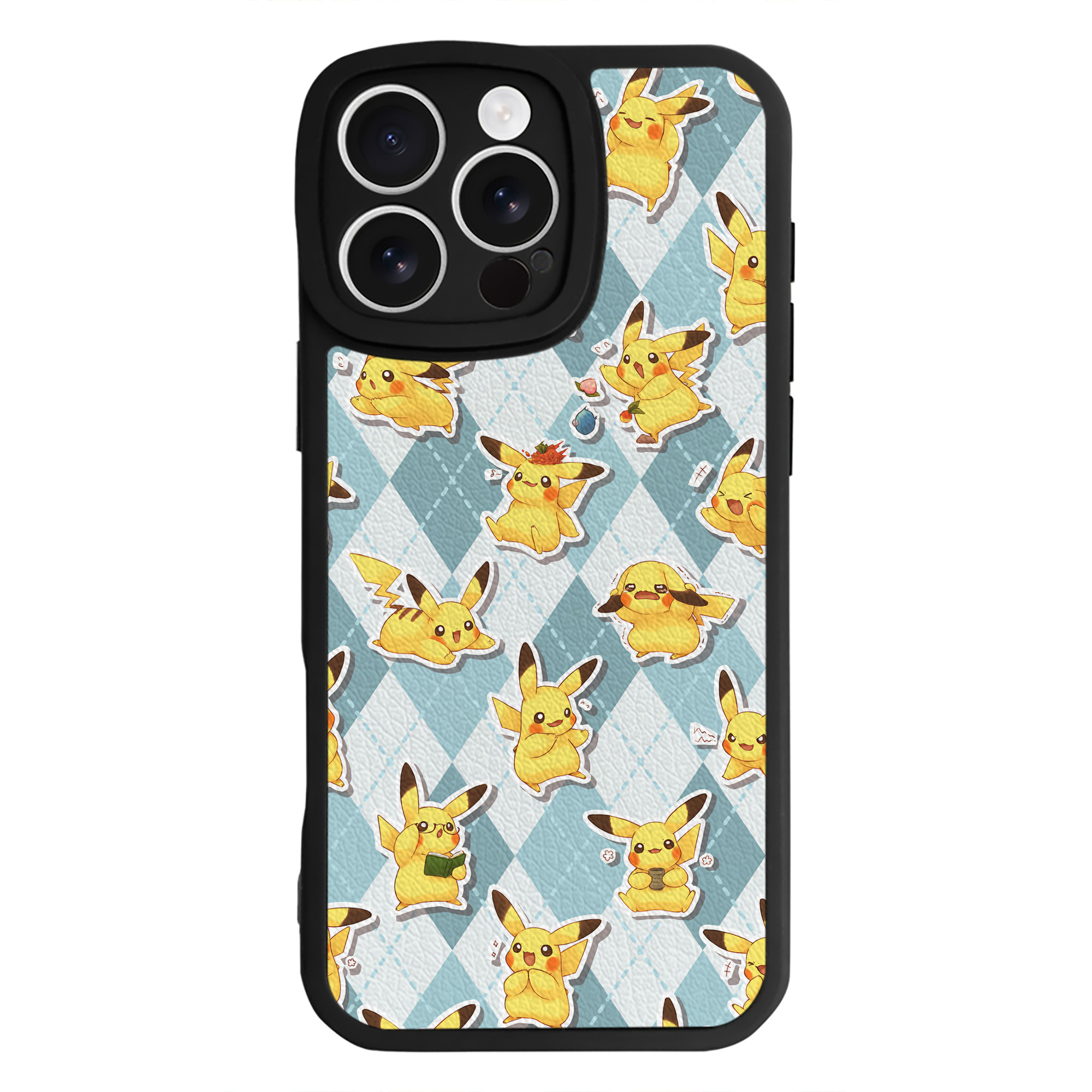 （画像用） ポケットモンスター Pokémon 【iPhone 16シリーズ対応】シリコンスマホケース（レザー調） 材質：シリコン
